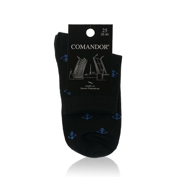 Мужские носки Opium Comandor Якоря, Черный, р.25
