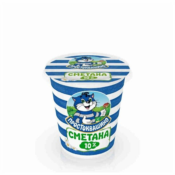 Сметана Простоквашино 10%