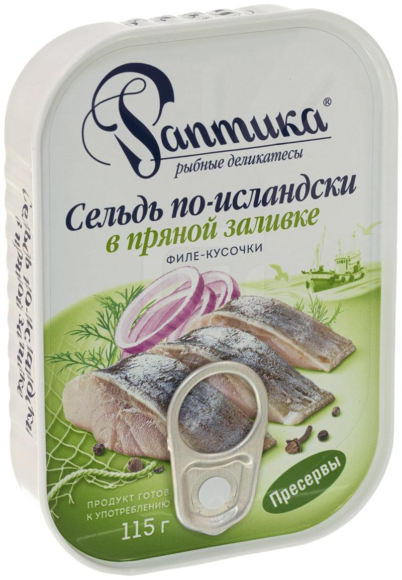 

Сельдь Раптика По-исландски в пряной заливке