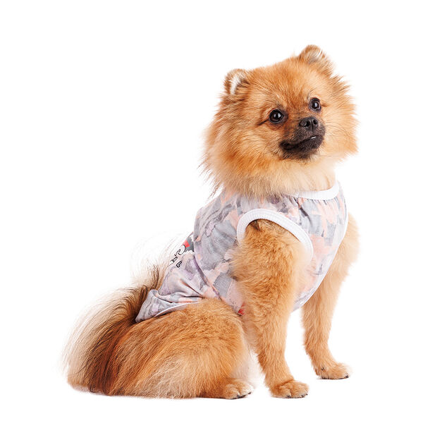 Футболка для собак S фиолетовый (унисекс)