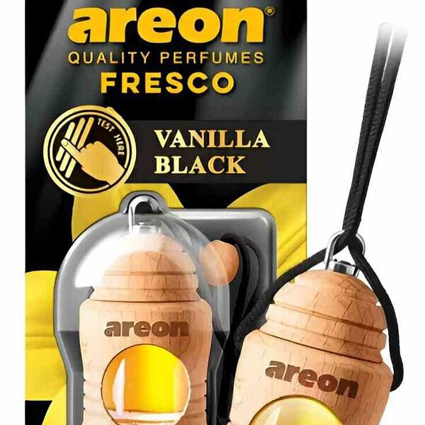 Ароматизатор для автомобиля подвесной Areon Vanilla Black 4 мл