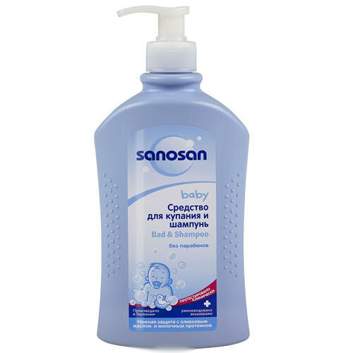 Sanosan Средство для купания и Шампунь 500 мл
