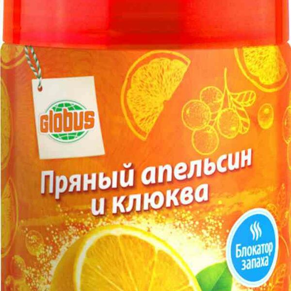 Сменный баллон для автоматических освежителей воздуха Глобус Пряный апельсин и клюква 250 мл