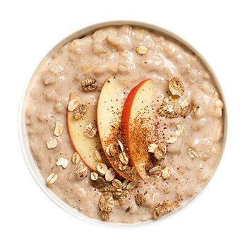 Каша овсяная с яблоком и корицей порция 250г, Россия