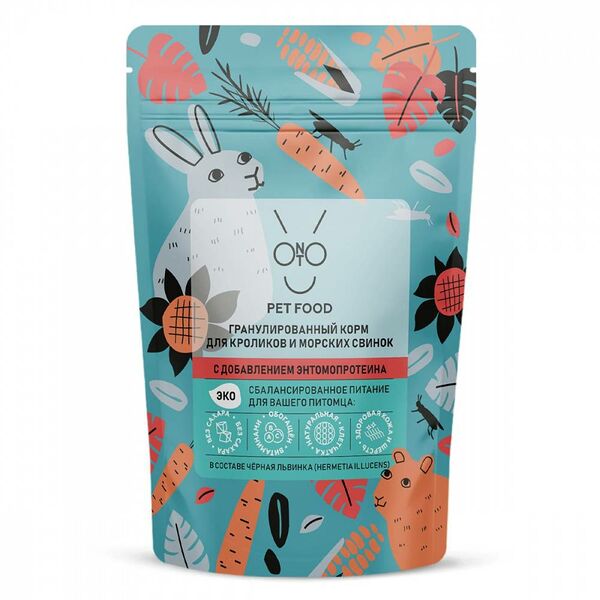 Гранулированный корм ONTO Biotechnology для морских свинок и кроликов
