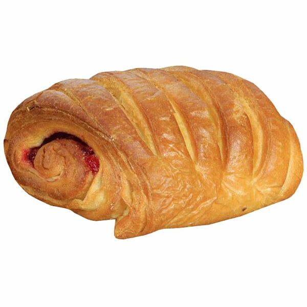 Рулет Орловский хлебокомбинат Люкс слоёный, с клубничной начинкой, 120 г