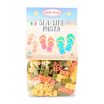 Макаронные изделия «Морская жизнь» с томатом и шпинатом, Dalla Costa