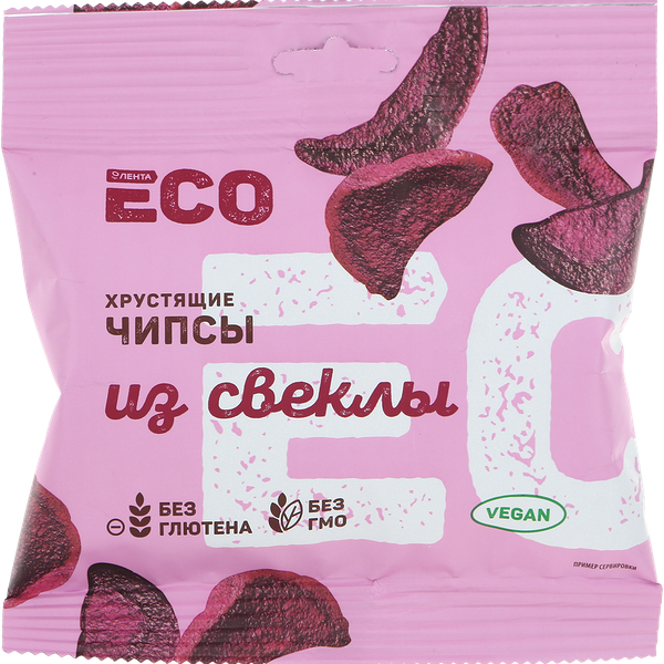 Чипсы овощные ЛЕНТА ЕСО Хрустящие, из свеклы 25 г
