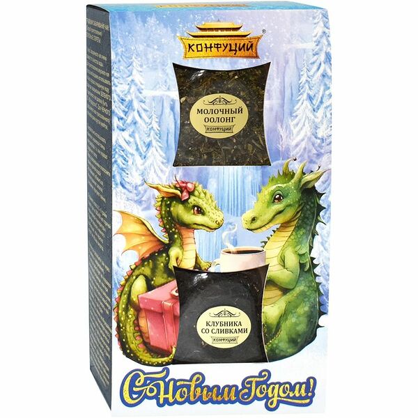 Чай Конфуций Дуэт зелёный