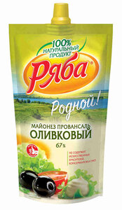 Майонез Ряба провансаль оливковый 67% в Магнит со скидкой –28%
