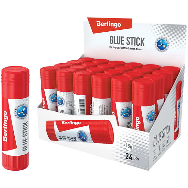 Клей-карандаш 15г. шт - Berlingo