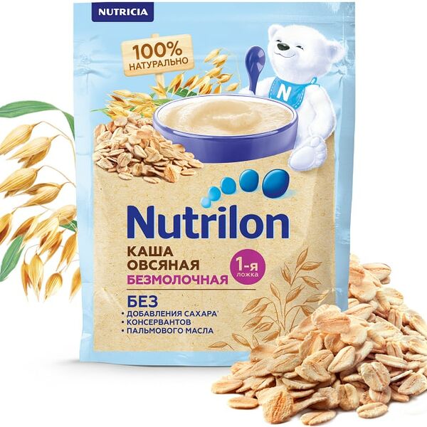 Каша Nutrilon Овсяная безмолочная 180г