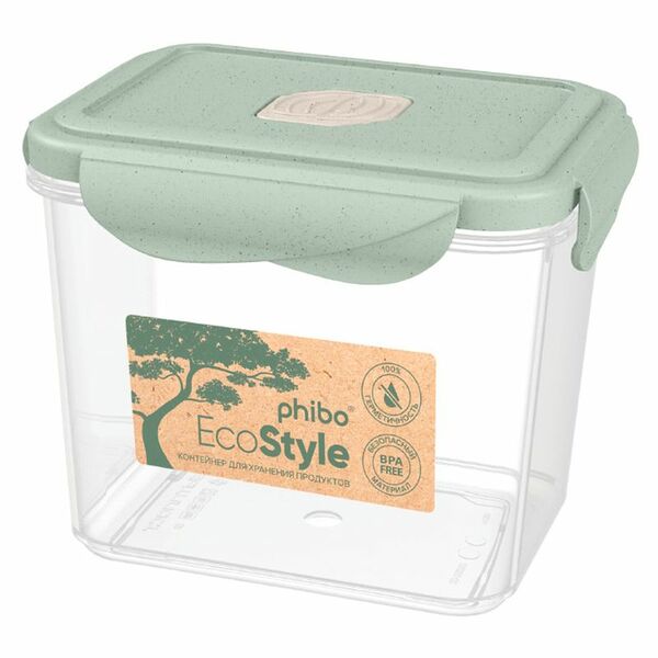 Контейнер Phibo для холодильника и микроволновой печи с клапаном, 900мл