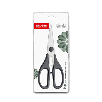 Универсальные ножницы для кухни NADOBA серия INGE 20 см, серый, Китай