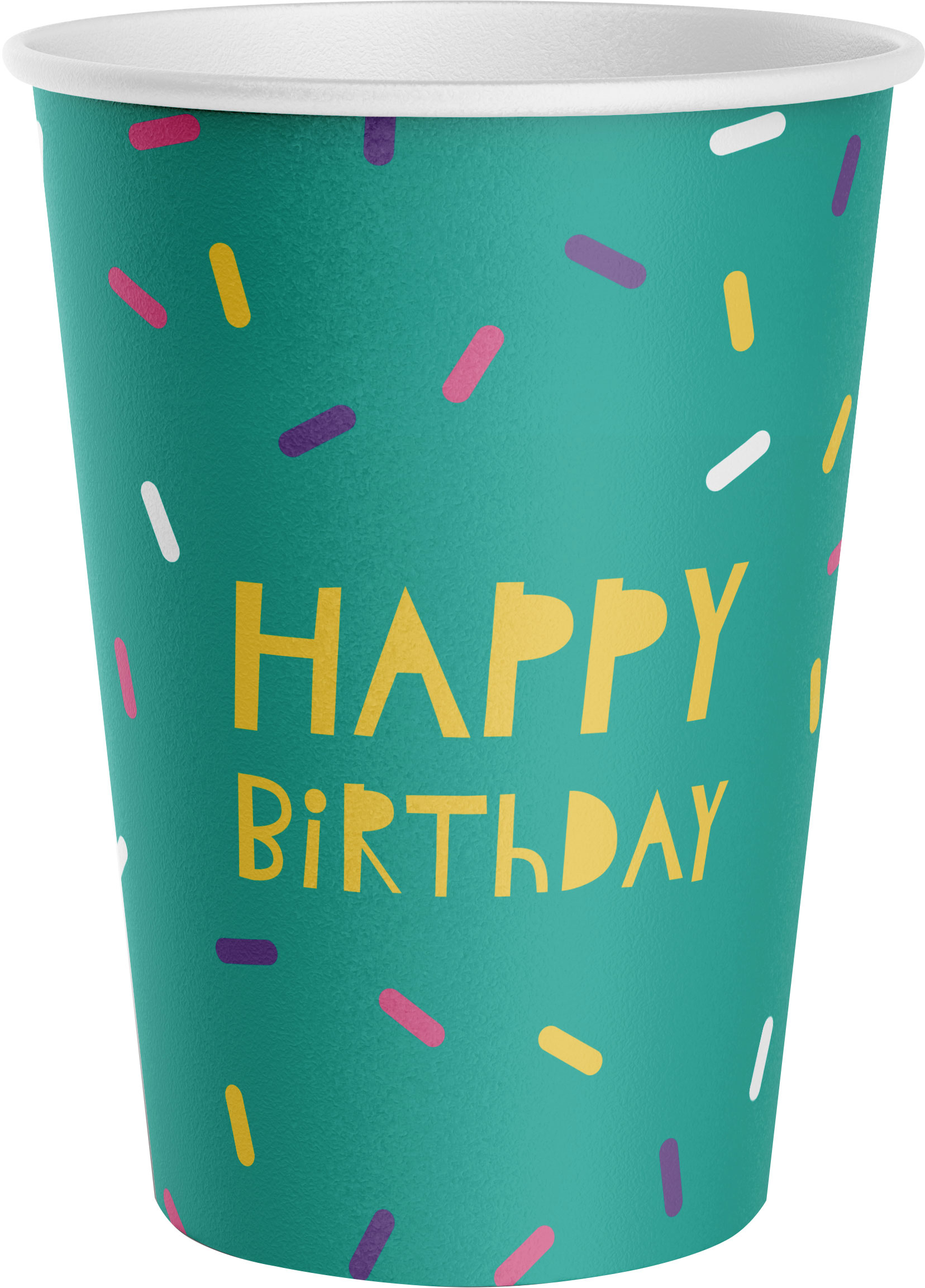 

Стаканы картонные Пакетико Happy Birthday 6шт