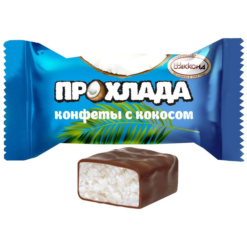 

Конфеты Акконд Прохлада с кокосом, вес