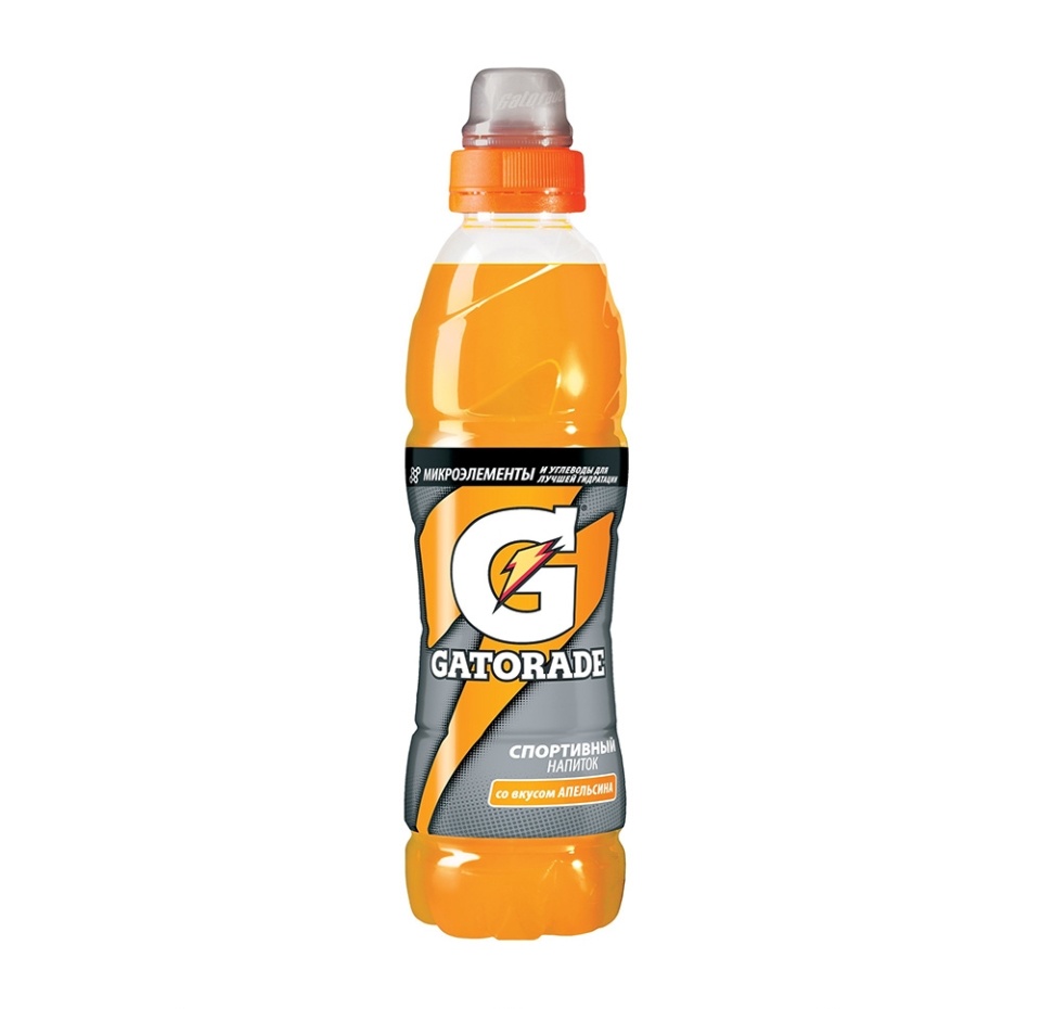 

Напиток функциональный Gatorade апельсин 0.5 л, Италия