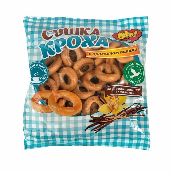 Сушки Ого Кроха с ванилью, 200г