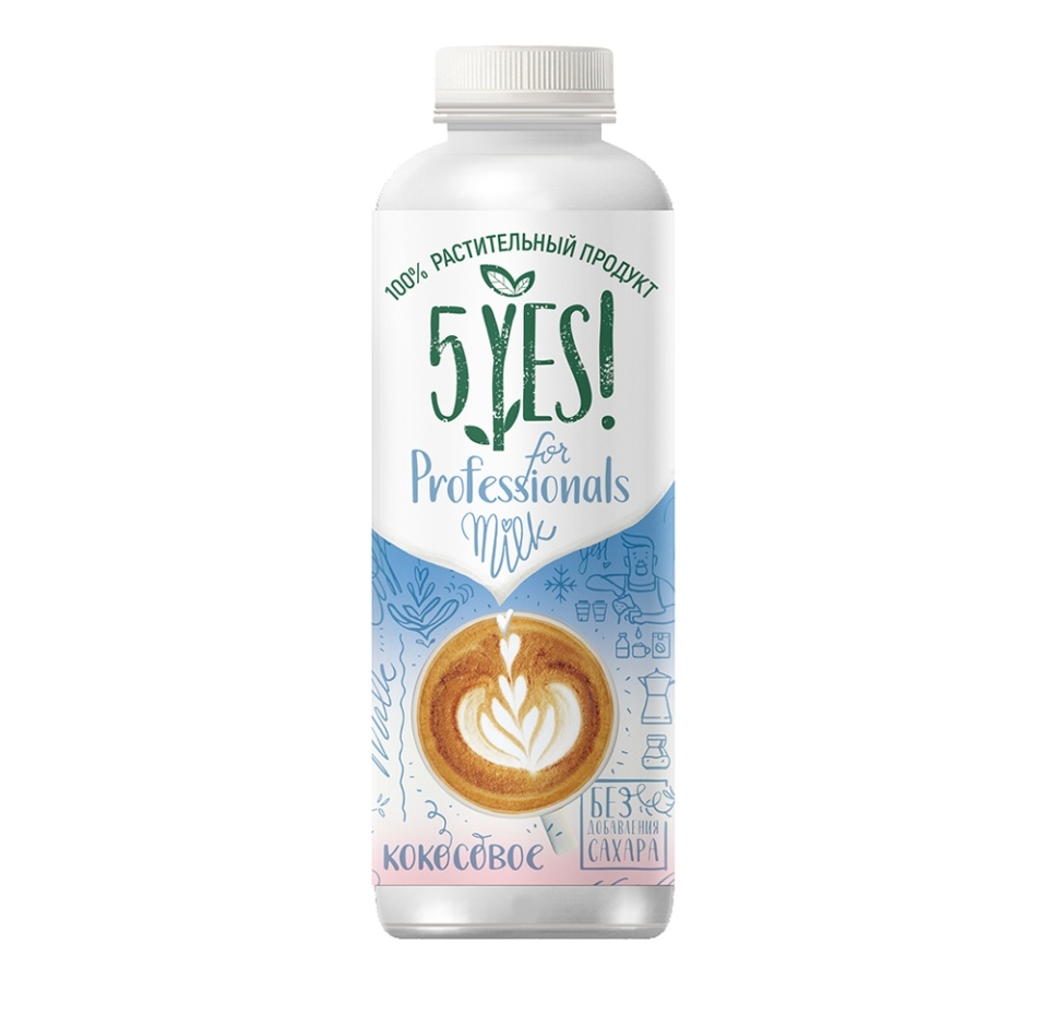 

Напиток кокосовый c соей for Professionals пастеризованный, 5 YES! 600мл