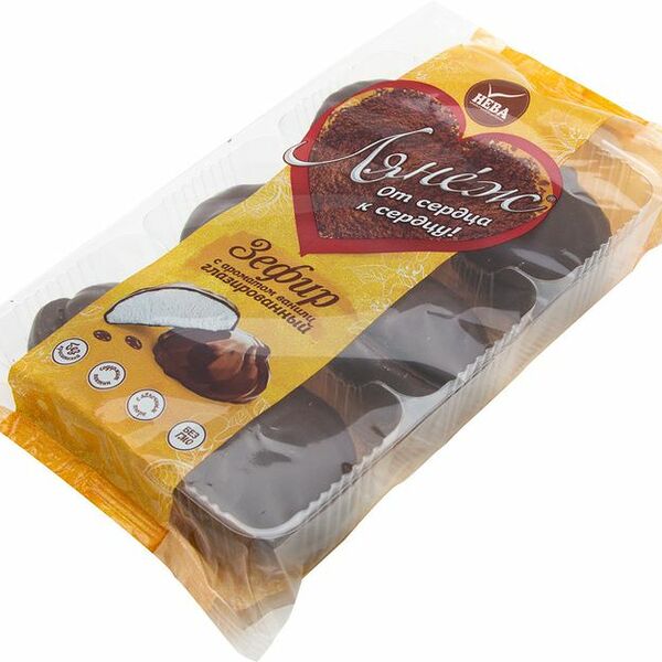 Зефир глазированный Лянеж с ароматом ванили