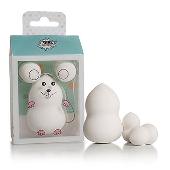 Набор спонжей для макияжа «Мышонок», Girl Power, 3 шт., Китай