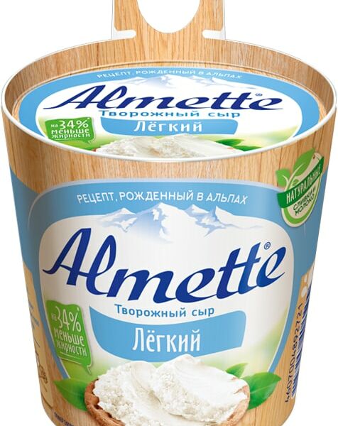 Сыр творожный Almette Легкий 53% 150г