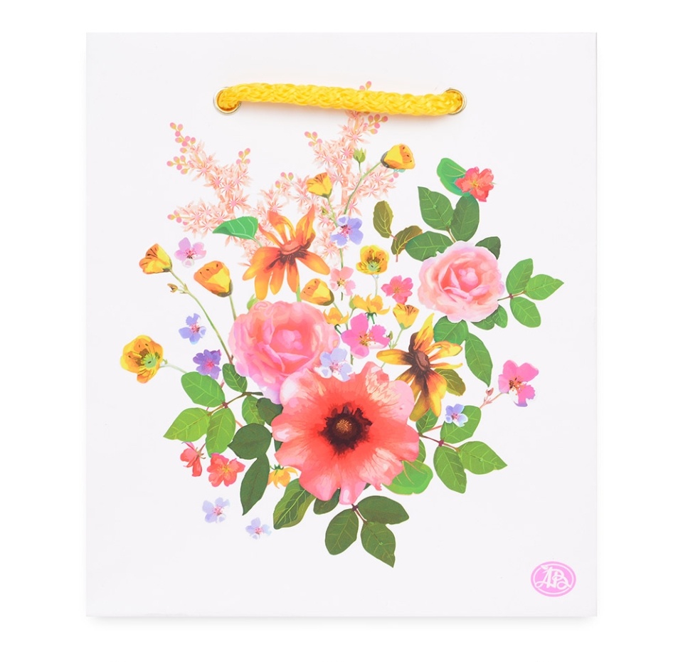 

Пакет подарочный Азбука Вкуса Летний букет бумажный 15 х 17 х 10 см