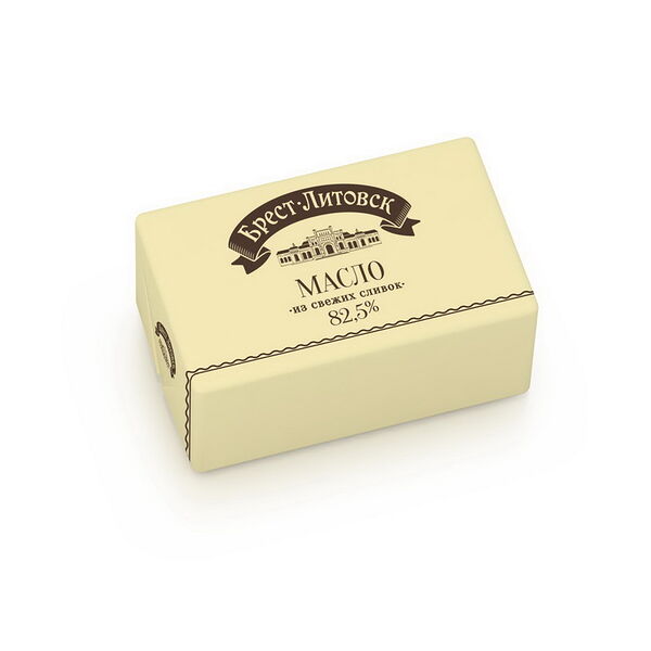 Масло сл/слив несоленое жир. 82.5% 180г Брест-Литовск