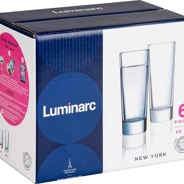 Набор стопок Luminarc New York, 50 мл 6 шт