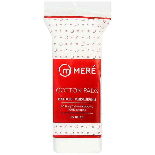 Ватные подушечки Mere 80 шт прямоугольные