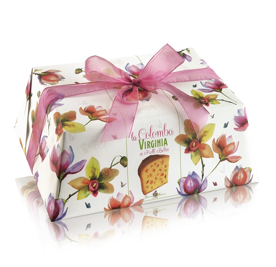 

Кулич Amaretti Virginia с экзотическими фруктами в подарочной упаковке с бантом 750 г