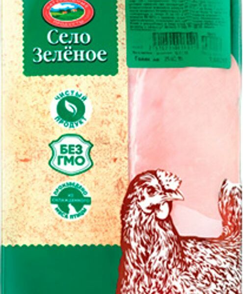 Грудка цыплят-бройлеров Село Зелёное охлаждённая на кости