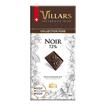 Шоколад горький Villars (Вилларс) Dark Pure