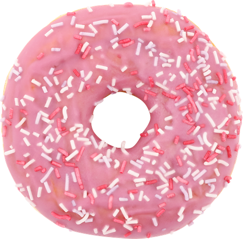 Донат ЛЕНТА FRESH глазированный со вкусом ягод 70г