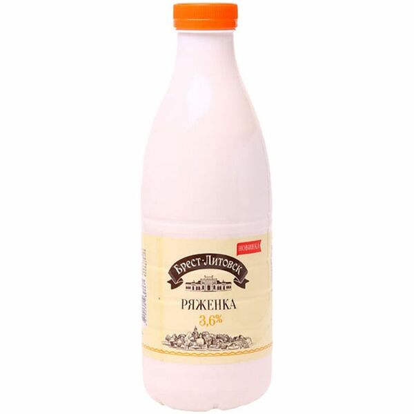 Ряженка Брест-Литовск 3.6%, 950мл