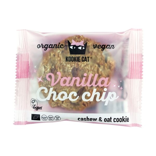 Печенье безглютеновое Kookie Cat Ванильное с шоколадными каплями 50 г