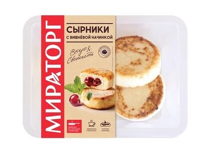 Сырники с вишневой начинкой Мираторг 280г