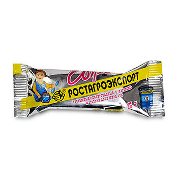 Сырок творожный глазированный Ростагроэкспорт с варёной сгущёнкой 15%