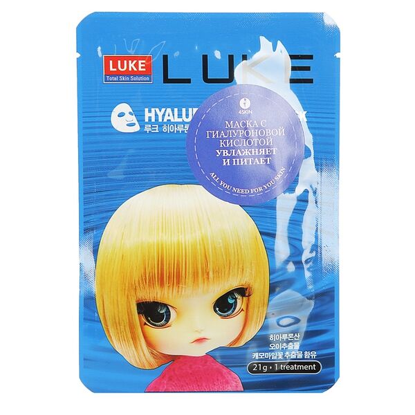 Маска для лица Luke Hyaluron Essence Mask с гиалуроновой кислотой