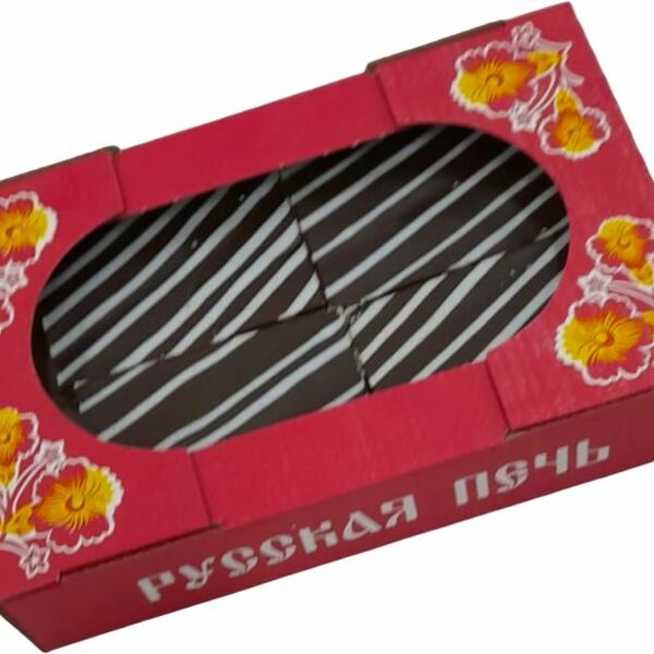 Печенье Русская печь Александровская с начинкой со вкусом черной смородины сдобное 325г