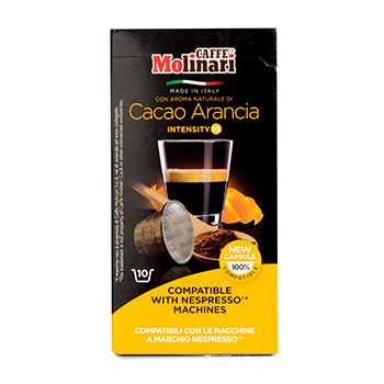 

Кофе в капсулах Molinari Cacao Arancia, 10 шт.