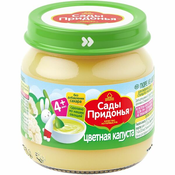 Пюре Сады Придонья Цветная капуста с 4 месяцев