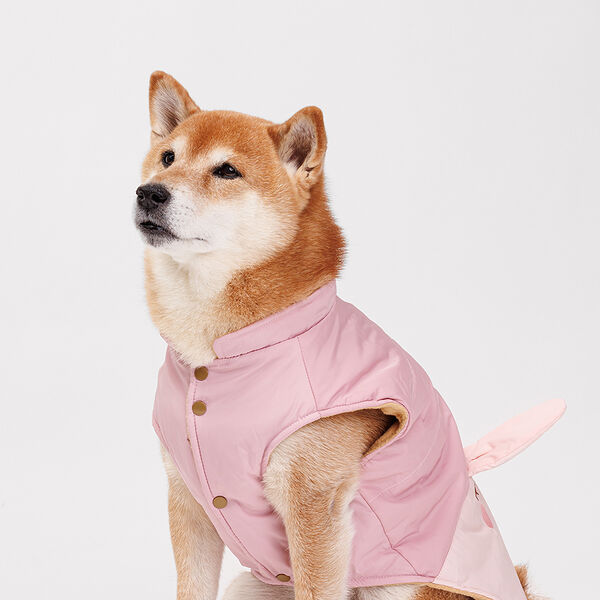 Куртка розовая зайка 4XL