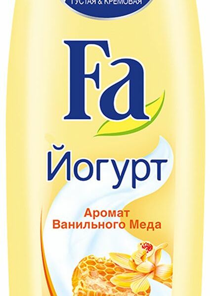 Гель для душа Fa  ванильный йогурт и мед