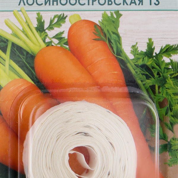 Семена ПОИСК Морковь Лосиноостровская 13, на ленте, 8м