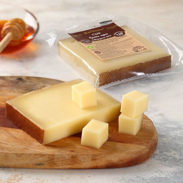 Сыр Гран При твердый 50% МясновЪ Ферма созревание 120 суток, Алтайский край