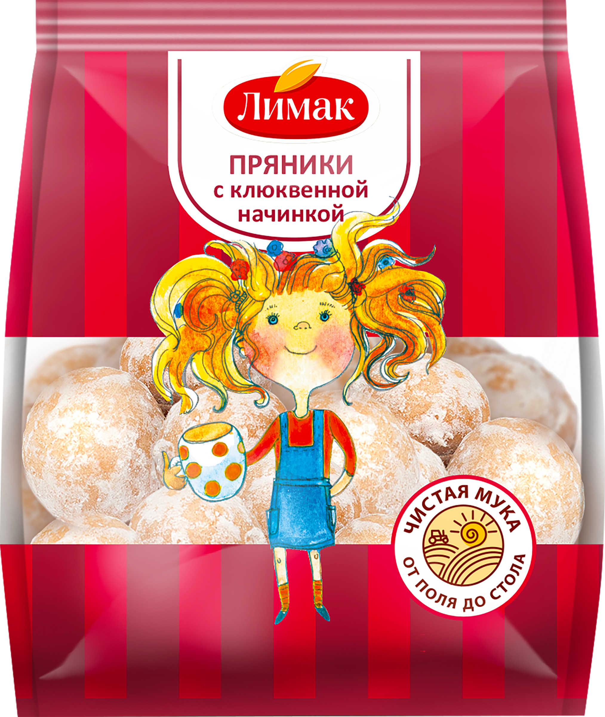 

Пряники ЛИМАК с клюквенной начинкой