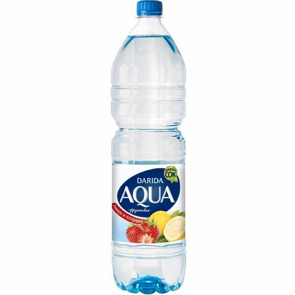 Напиток Darida Аква фруктовая Клубника-Лимон негазированный 750мл