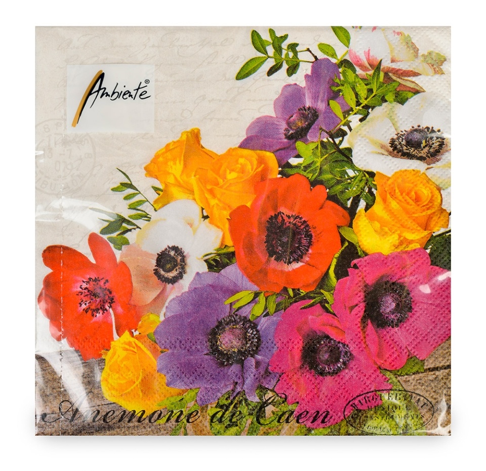 

Салфетки сервировочные Ambiente Анемоны де Каен 33х33 см