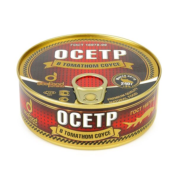Осетр Ecofood в томатном соусе